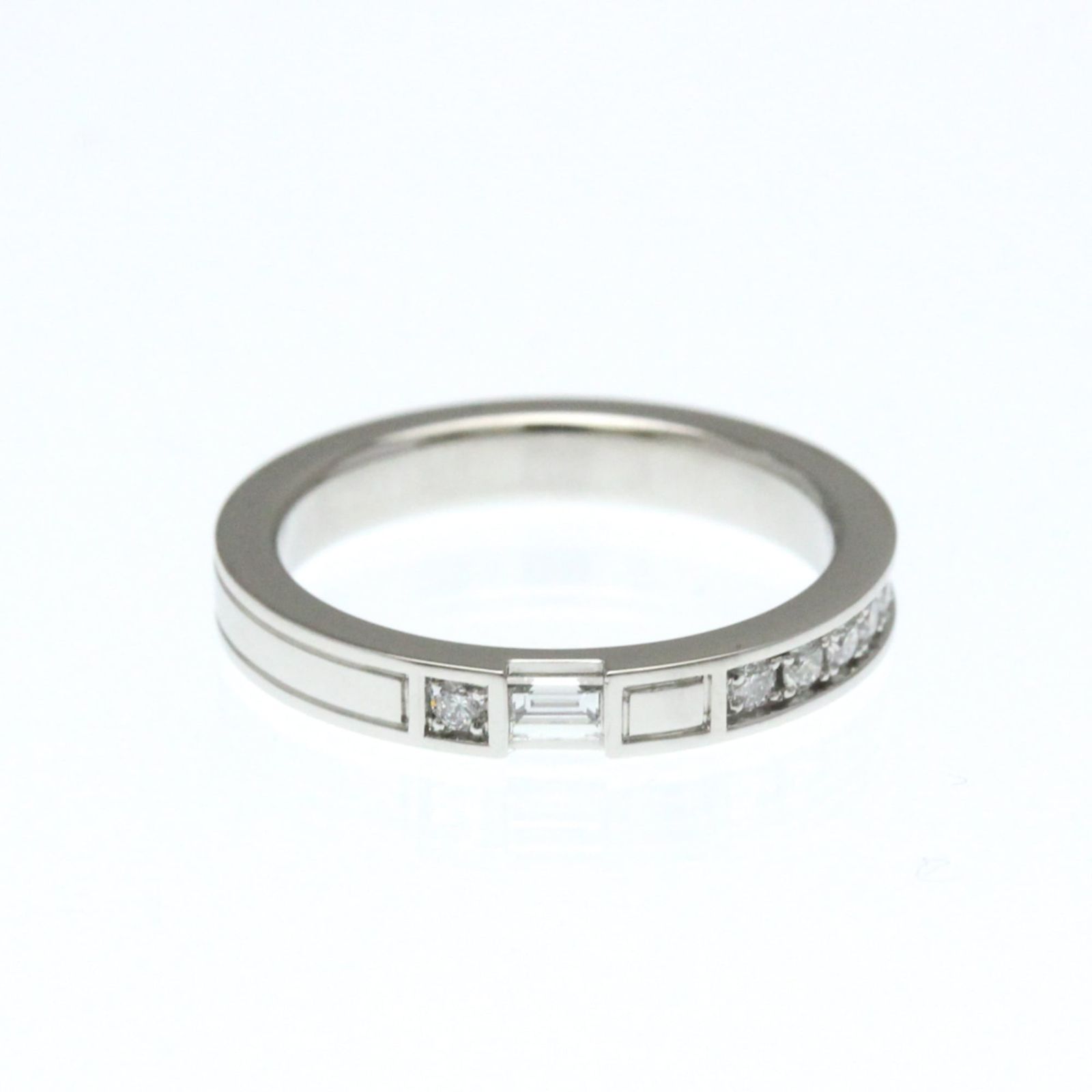 ハリー ウィンストン Harry Winston トラフィック リング WBDPACRFTRF プラチナ ファッション ダイヤモンド バンドリング シルバー