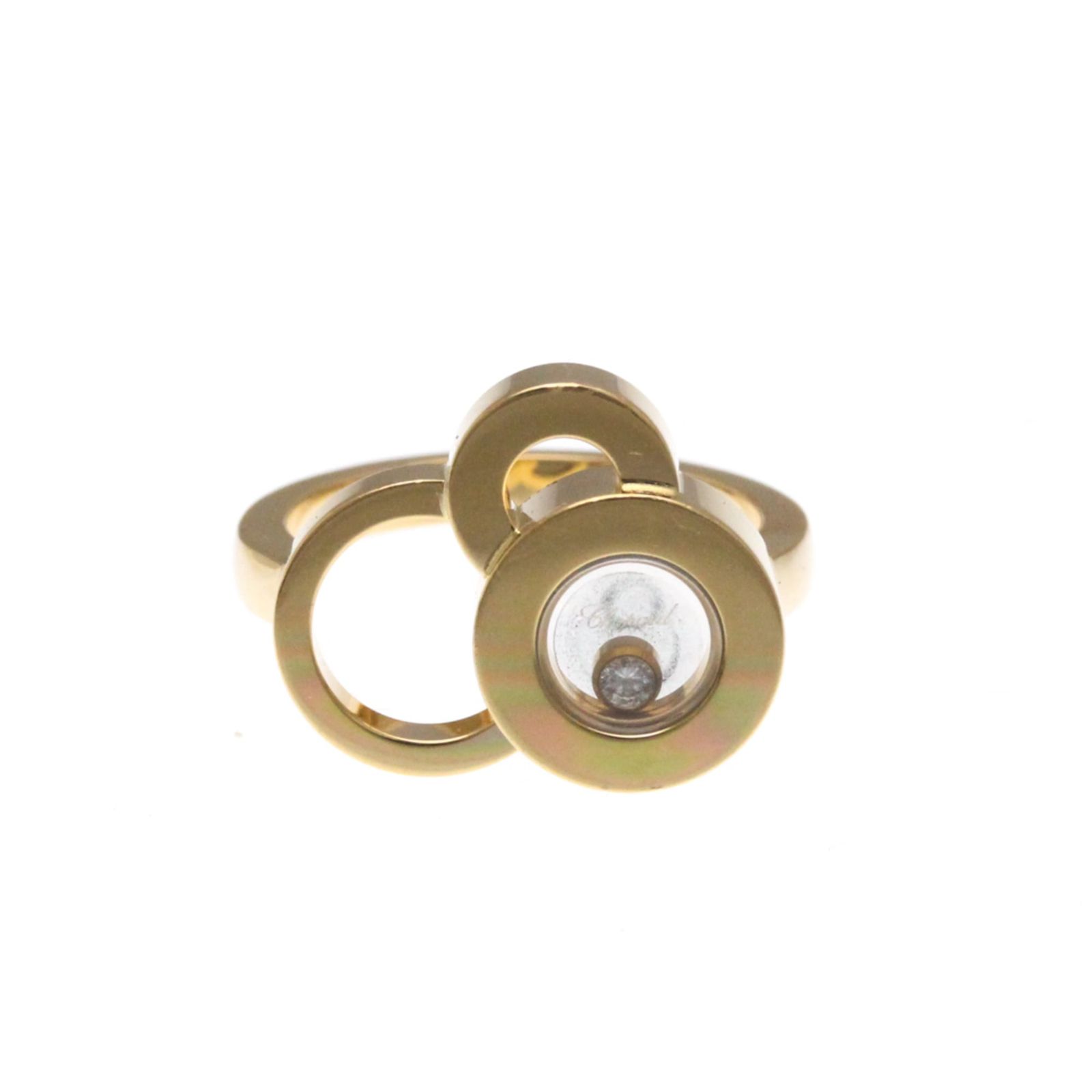 ショパール(Chopard) ハッピーダイヤモンドリング 826982 K18ピンク