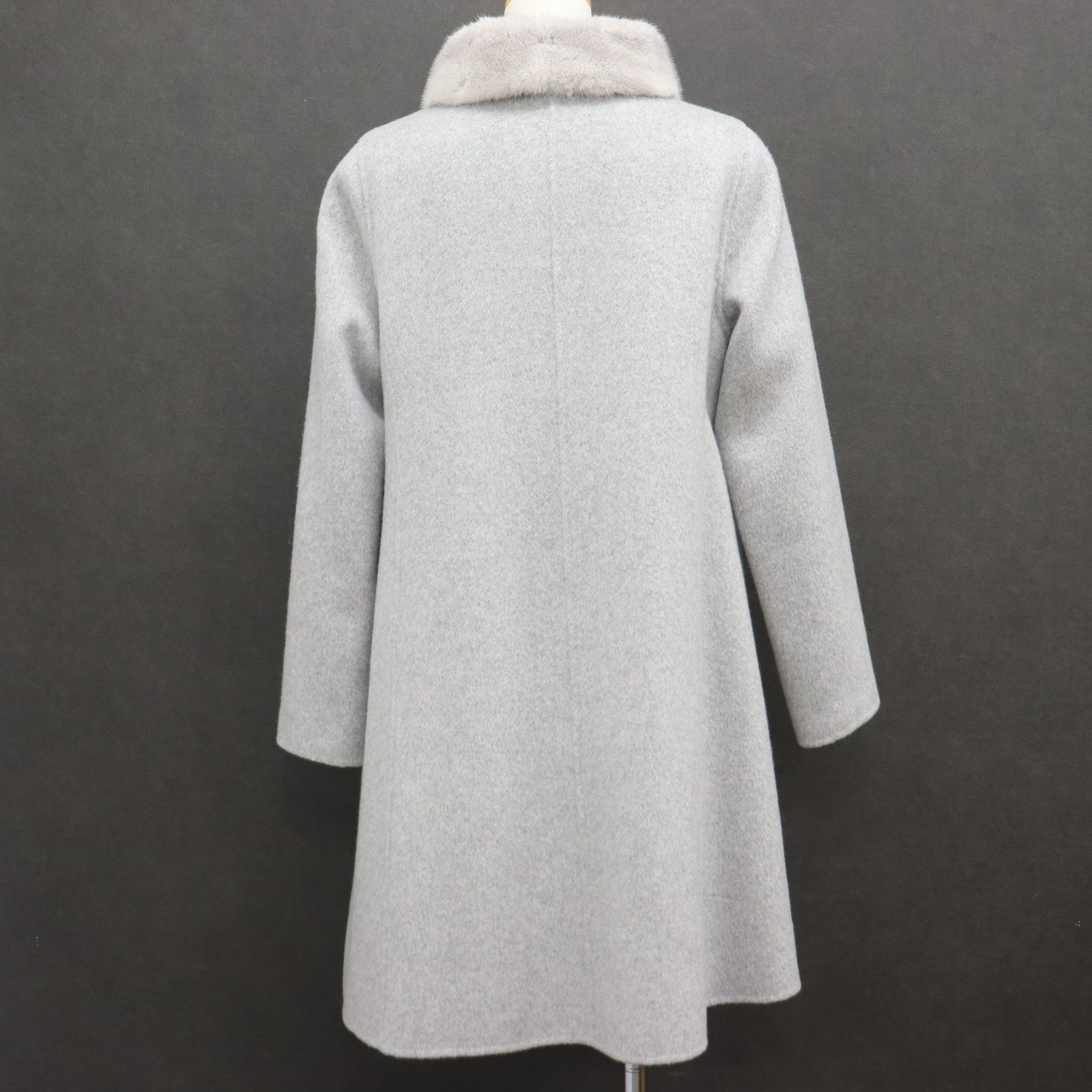 ITSRNY38P00Q 美品 Leilian レリアン コート 表カシミア100％ ミンク