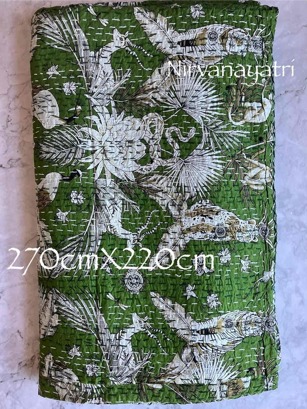 カンタキルト マルチカバー 93 Green Tiger King