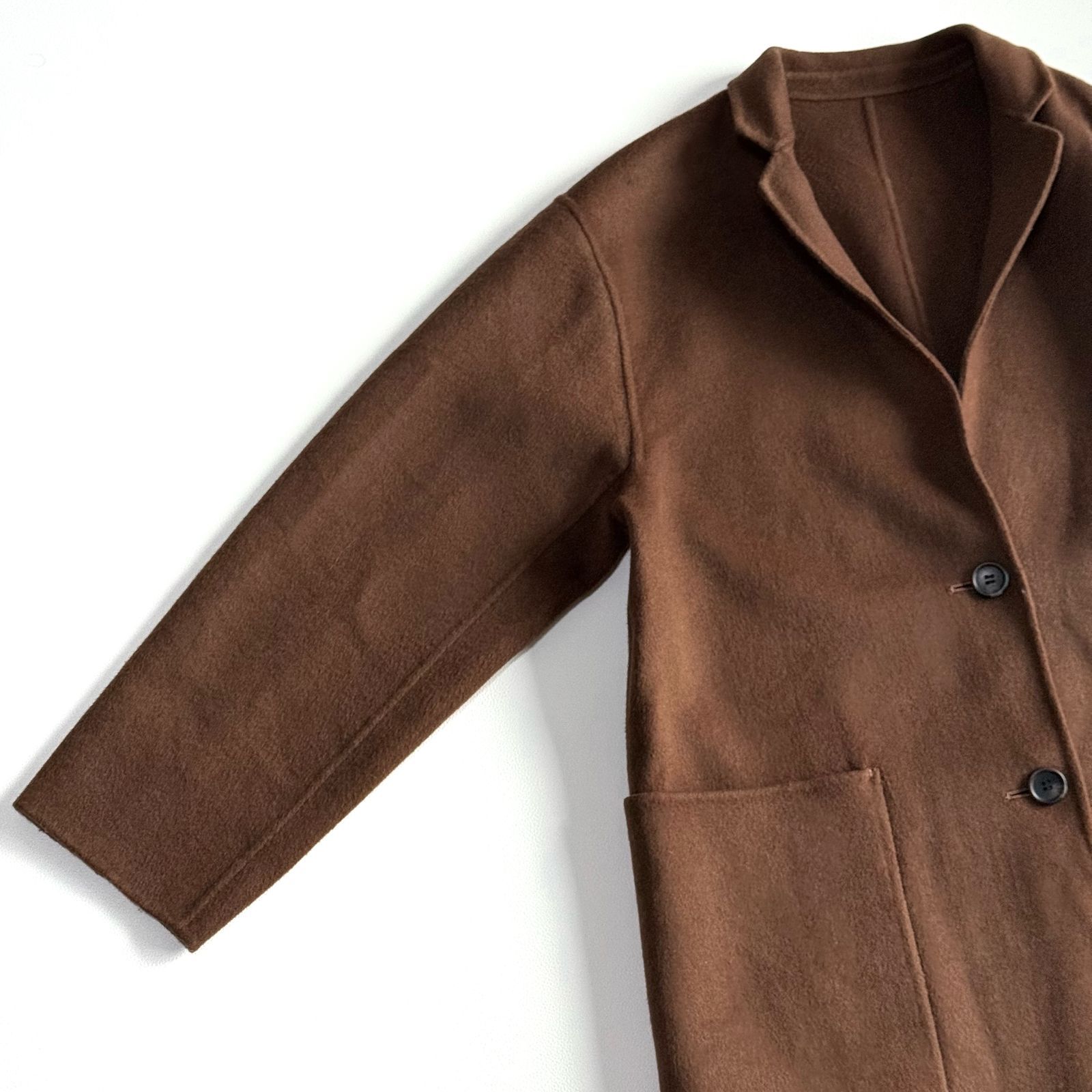 Demi-Luxe BEAMS デミルクスビームス カシミヤ混 リバーコート