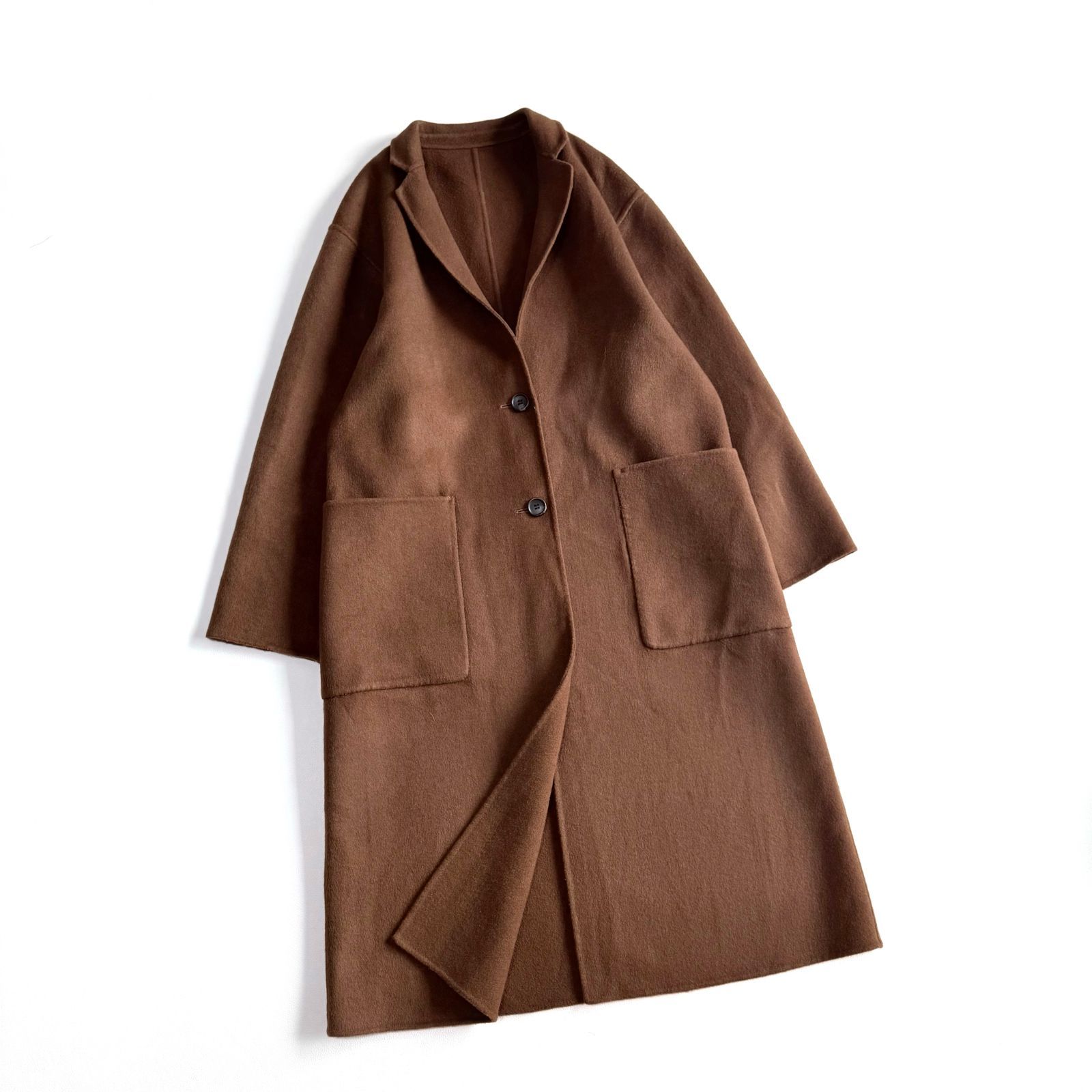 Demi-Luxe BEAMS デミルクスビームス カシミヤ混 リバーコート