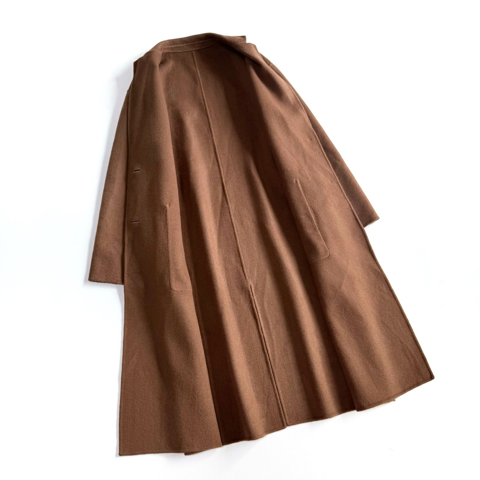 Demi-Luxe BEAMS デミルクスビームス カシミヤ混 リバーコート