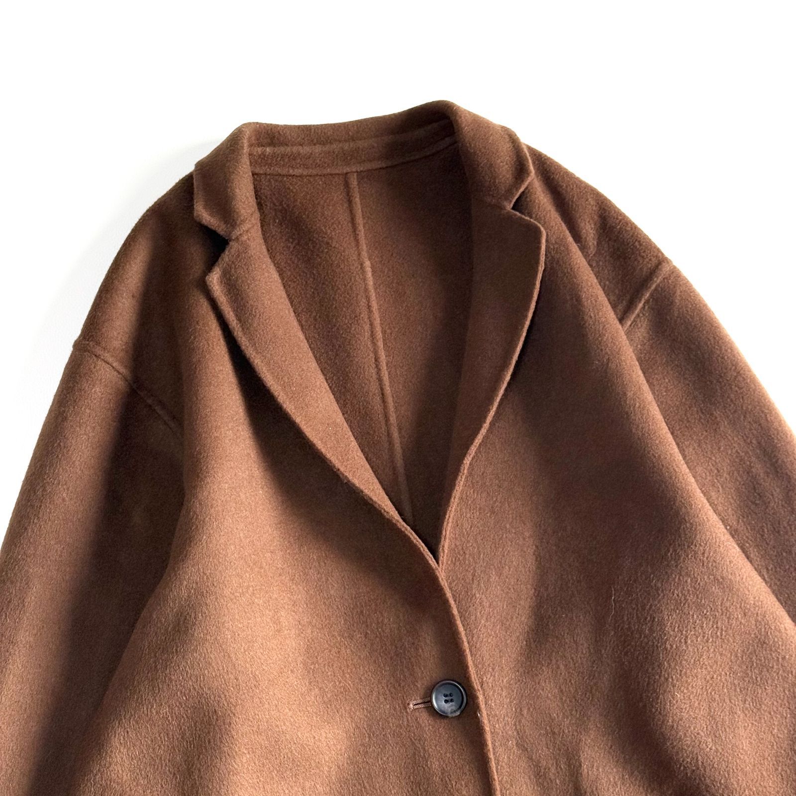 Demi-Luxe BEAMS デミルクスビームス カシミヤ混 リバーコート