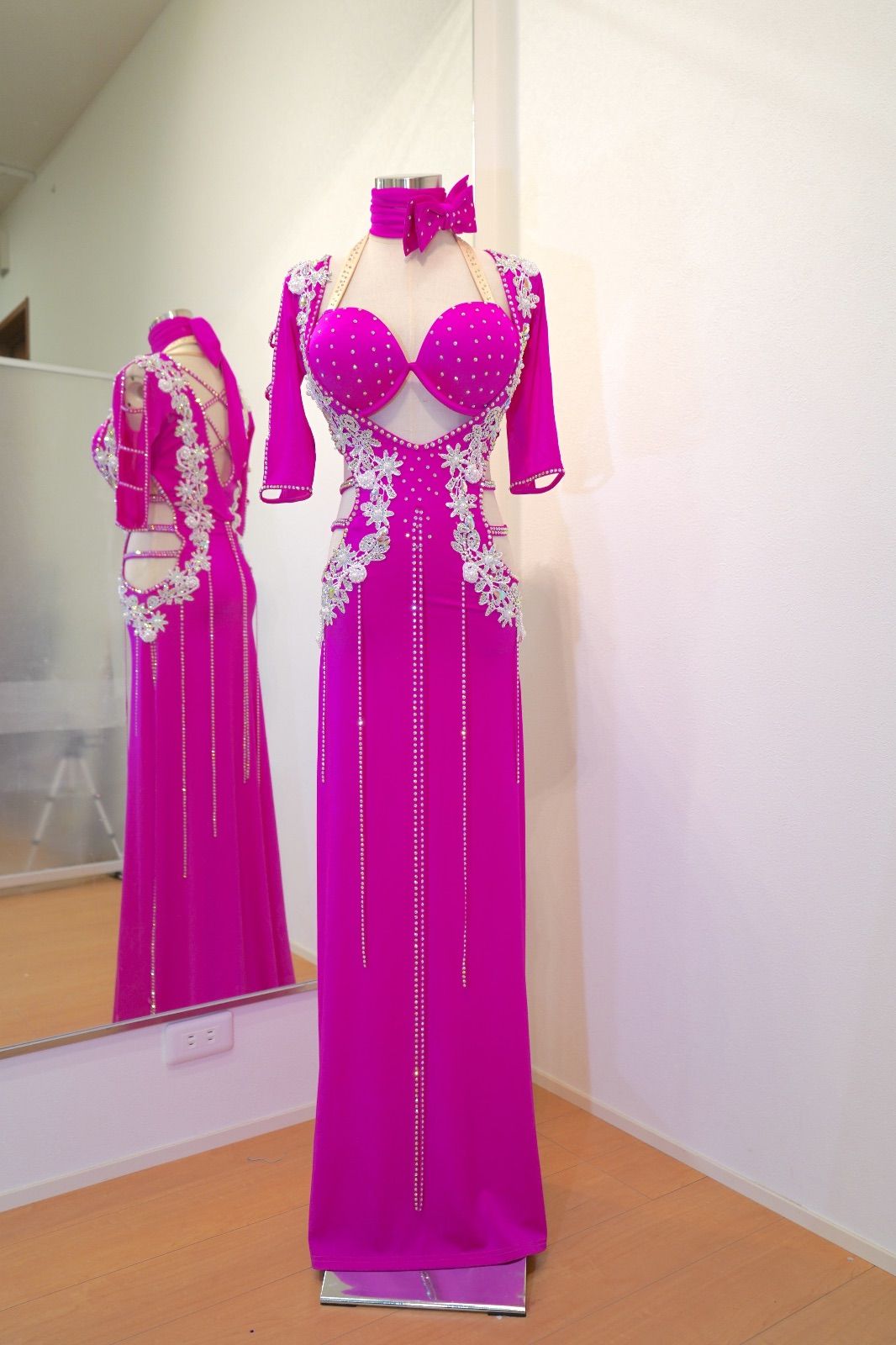 ベリーダンスコスチューム ４点セット スタージ衣装 25-1062