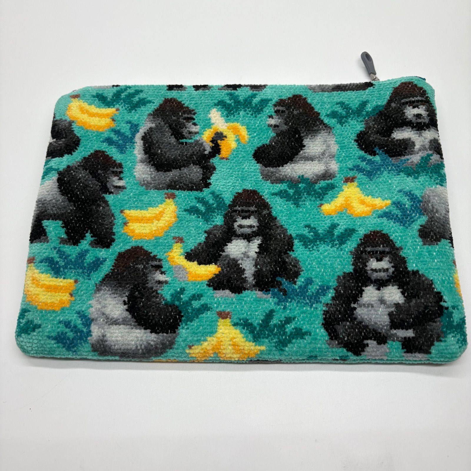 【完売商品】フェイラー　ウッホッホゴリラ　フラットポーチ（大）　プレゼントに ラブラリーフェイラー ウッホッホゴリラ フラットポーチ大 野方店