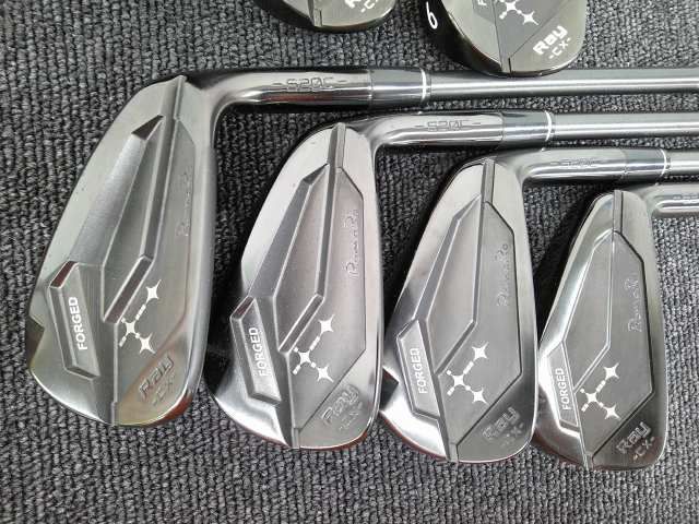 中古 アイアンセット ロマロ Ray CX S20C ブラック/Dynamic Gold MID