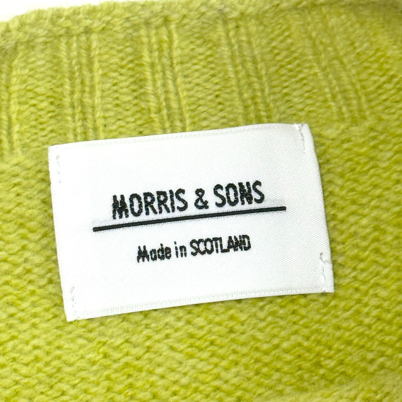 MORRIS & SONS モリスアンドサンズ ウール ニット セーター グリーン
