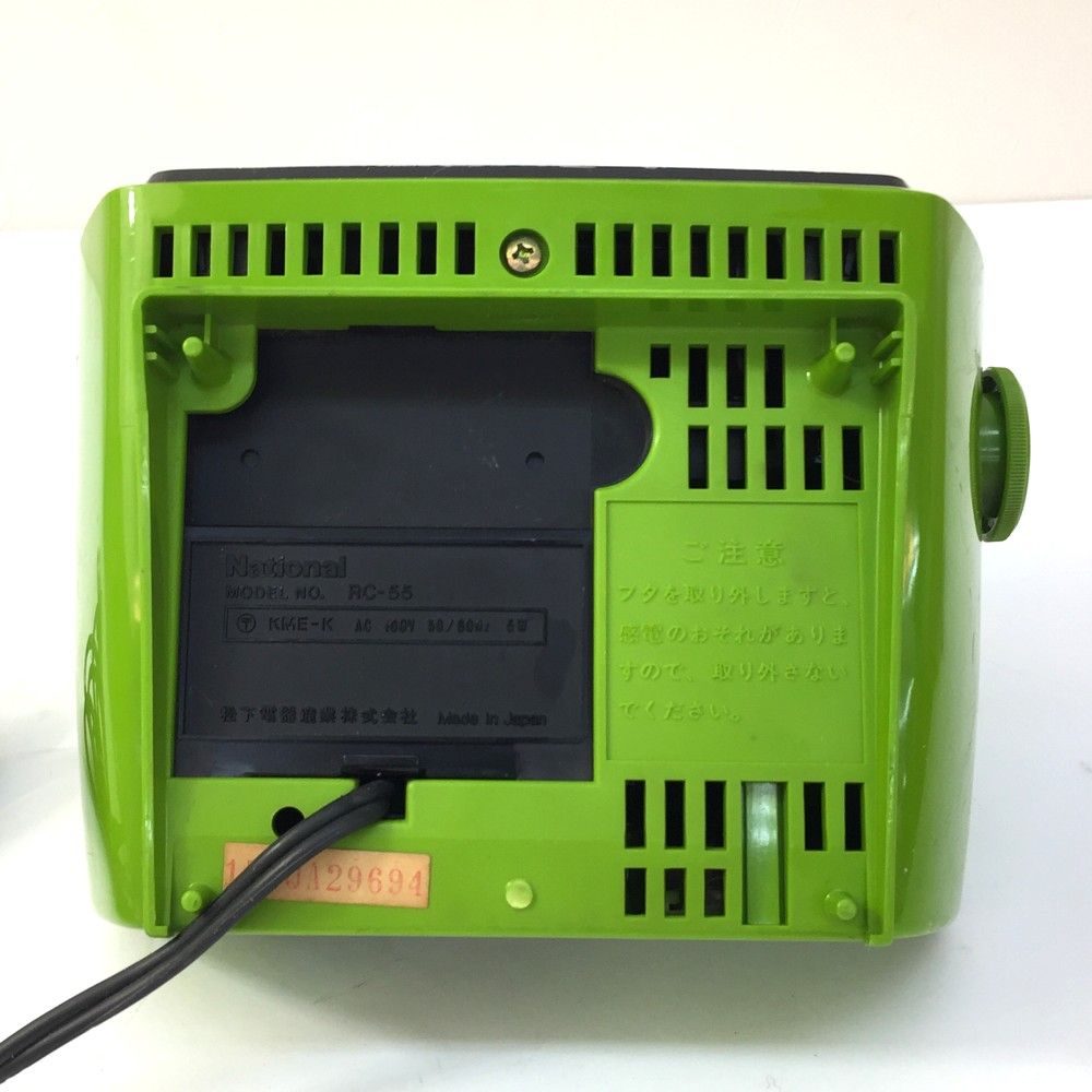 National ナショナル RC-55 デジタル目覚まし置時計 昭和レトロ ※動作