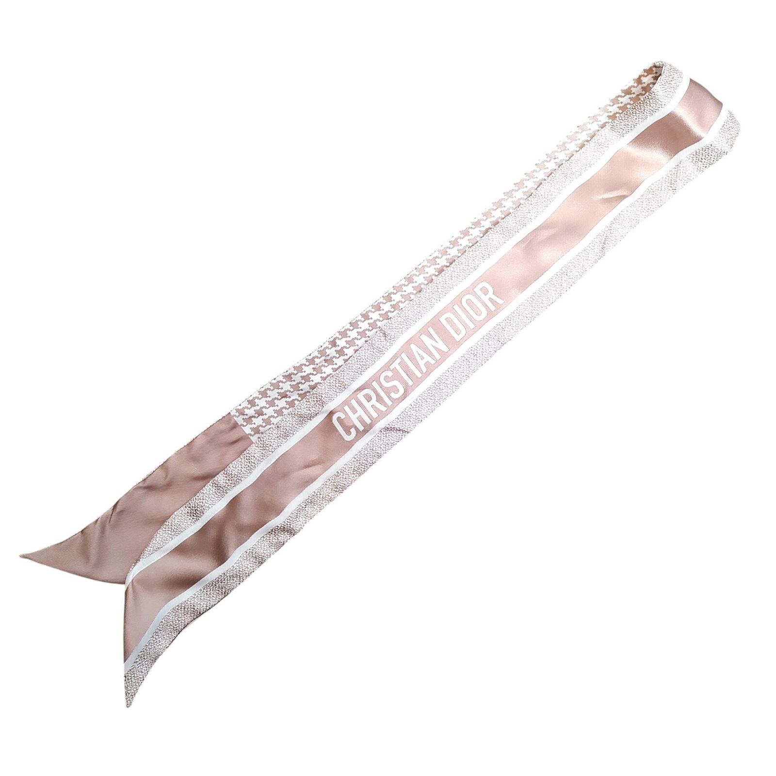 Christian Dior クリスチャン ディオール ミッツァ 千鳥格子 シルク