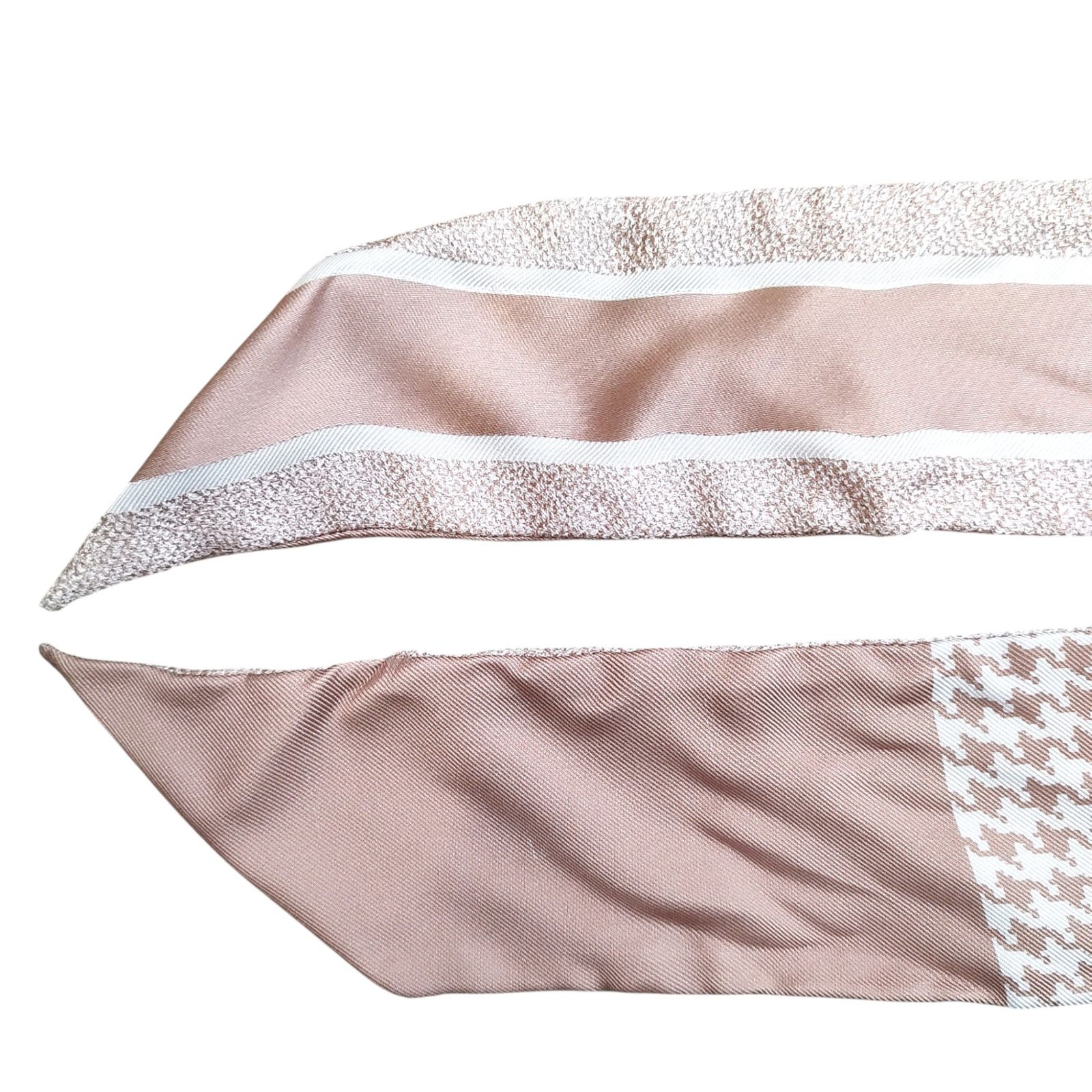 Christian Dior クリスチャン ディオール ミッツァ 千鳥格子 シルク