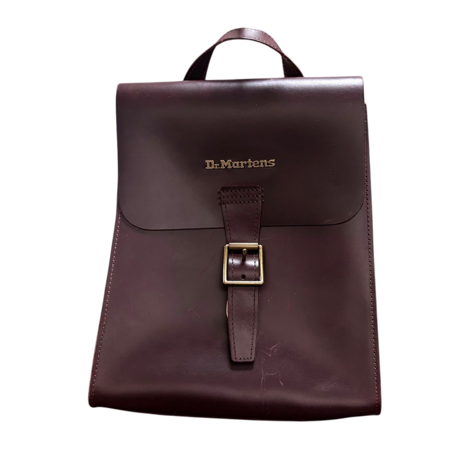 Dr. Martens/ドクターマーチン レザー バックパック ブラウン Dr.Martens ブラウンレザーバックパック