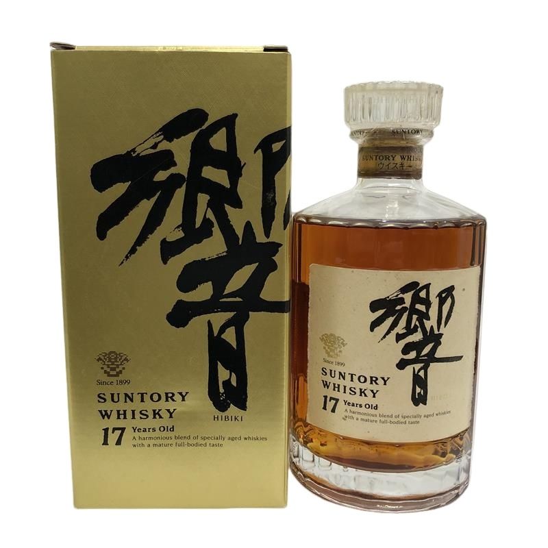 H*U様 サントリー『響』　 17Years Old 　　ゴールドラベル　 未開 響 17年 裏ゴールドラベル 未開栓 700ml - メルカリ