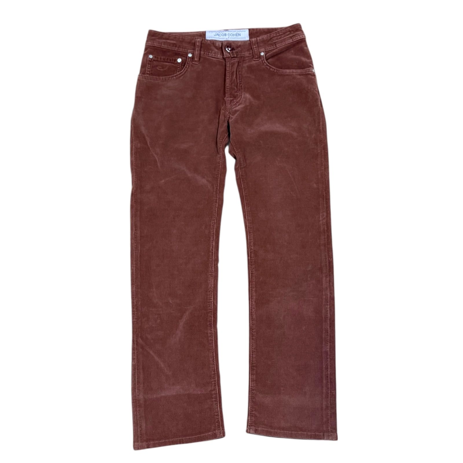 JACOB COHEN ヤコブコーエン コーデュロイパンツ ストレート ストレッチ 28 622 ワイン