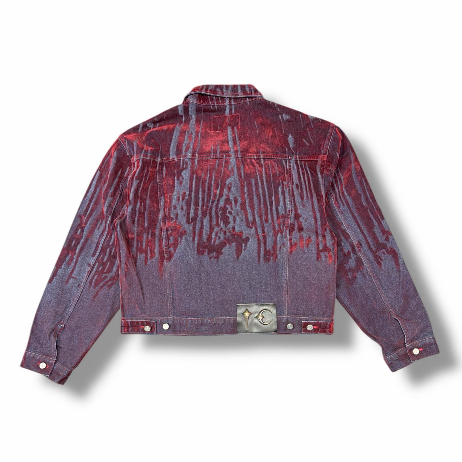 THUG CLUB サグクラブ Blood Lazered デニムジャケット サグクラブ - Blood Lazered Denim Jacket | HBX
