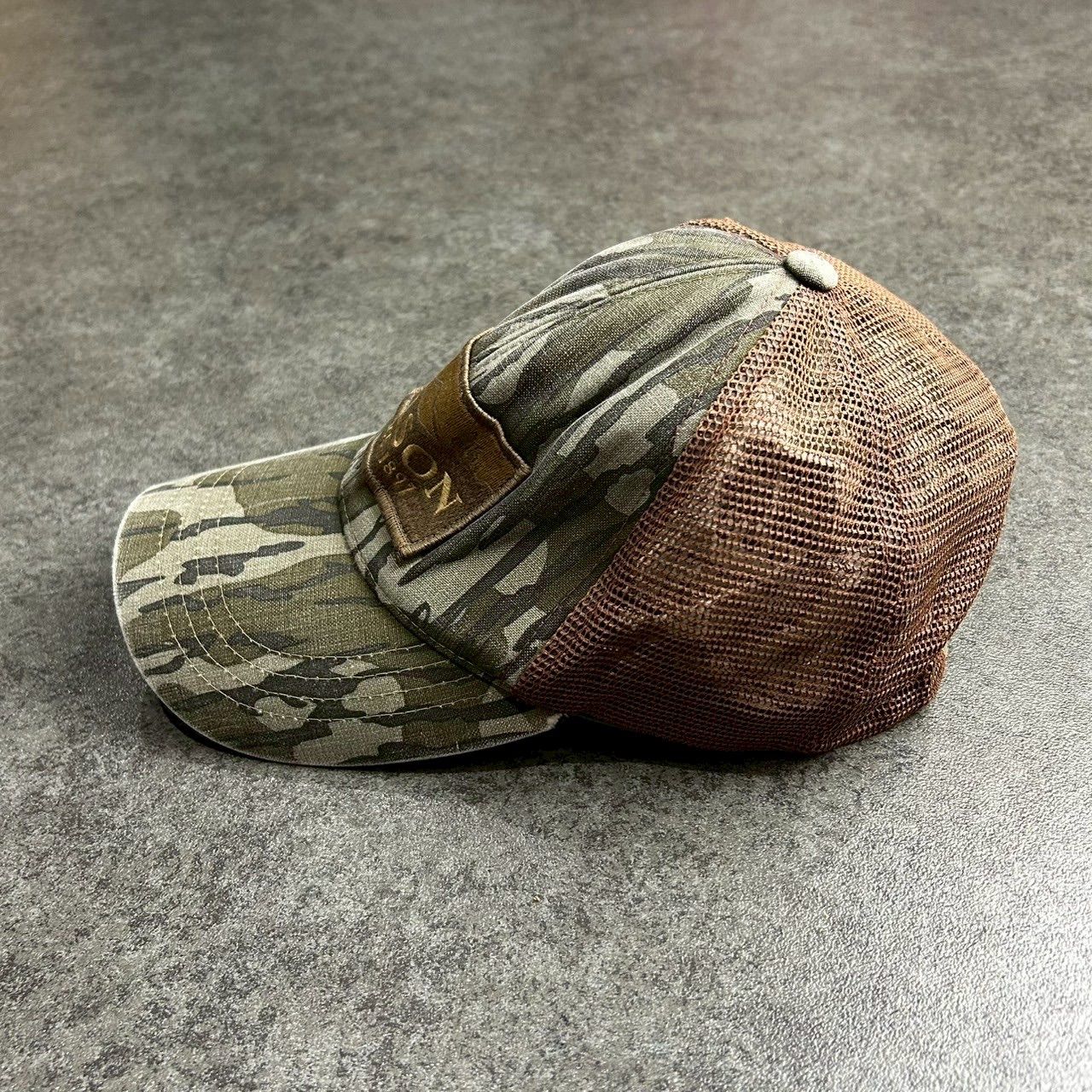 美品【FILSON be MossyOak】 迷彩キャップ フィルソンxモッシーオーク シャドウ グラス カモ ロガー キャップ