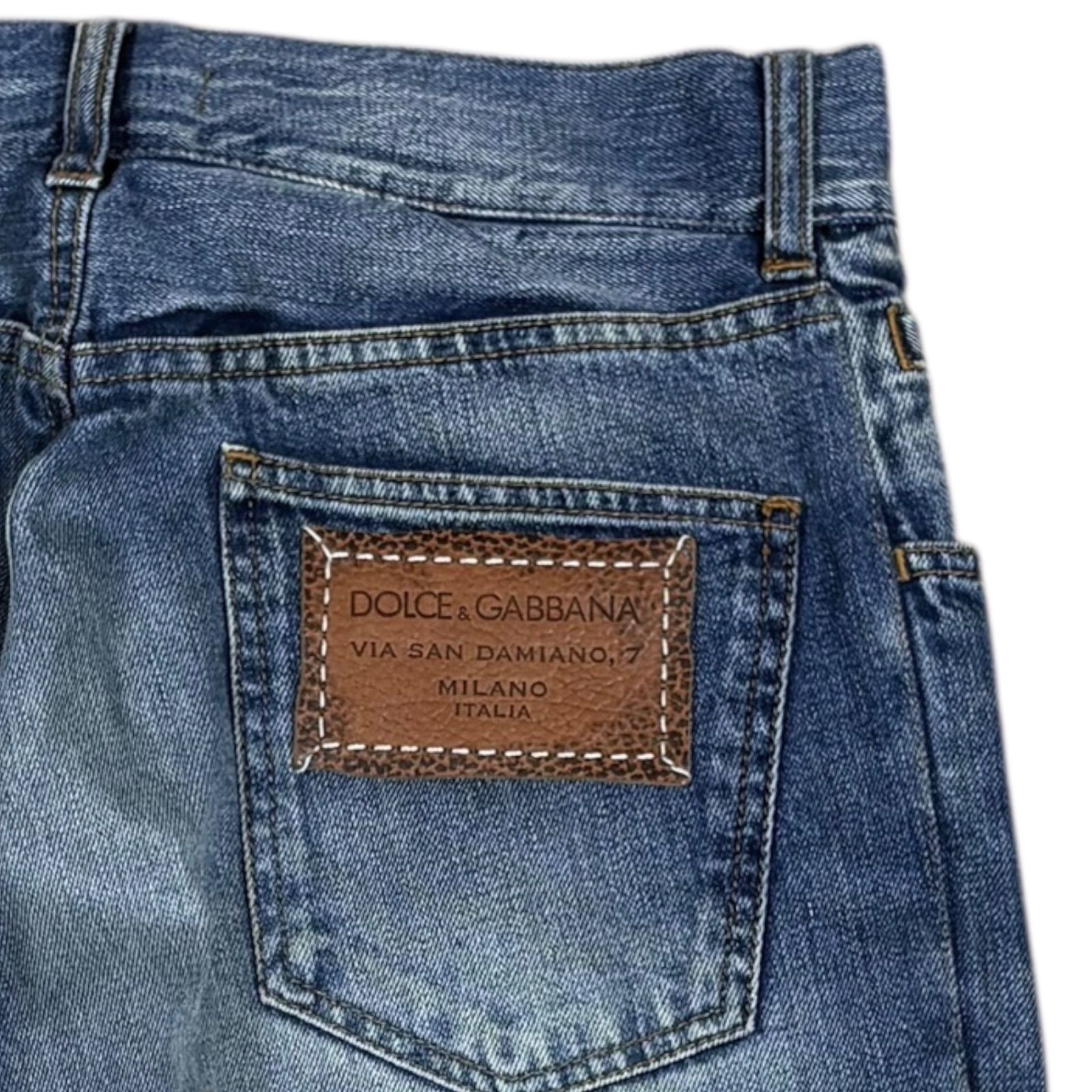 正規品 ドルチェ&ガッバーナ DOLCE&GABBANA ドルガバ デニムパンツ