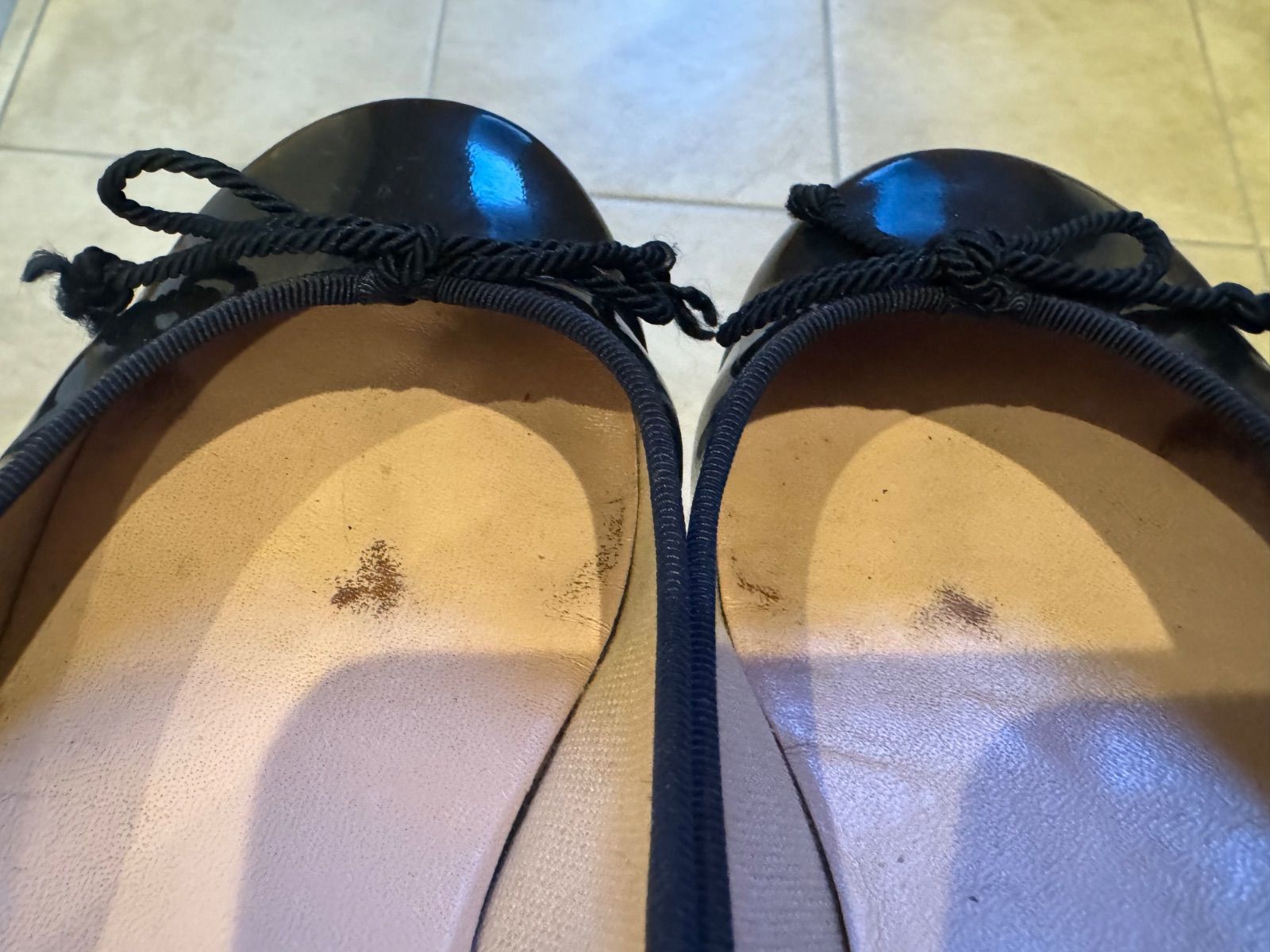 超メルカリ市☆プリティバレリーナ ストラップシューズ パテント 39