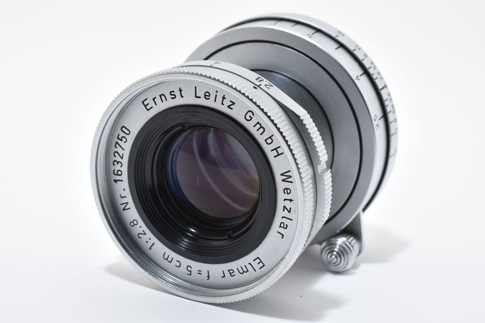 「超美品」ライカ Elmar 50mm f2.8 L39マウント Leitz ELMAR 50mm F2.8 Mマウント沈胴 訳あり Elmar 50mm f2.8 (M