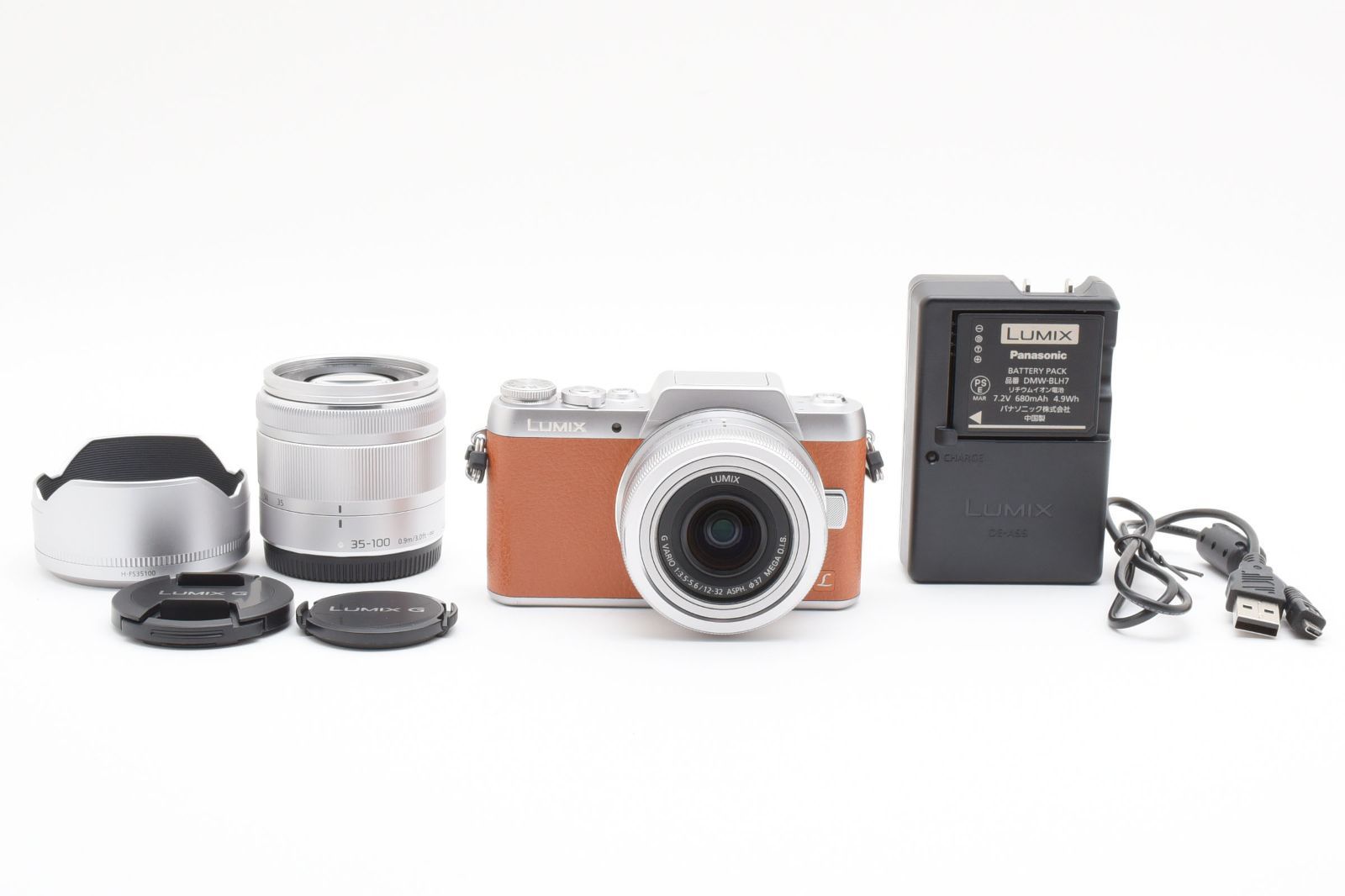 ☆光学極上☆ パナソニック Panasonic LUMIX GF7 ダブルズームレンズ