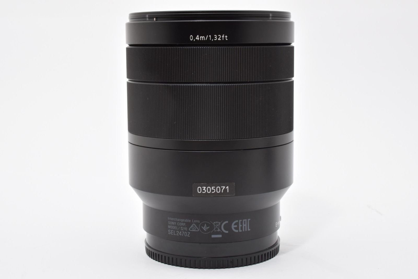  外観 上 ソニー SONY Vario Tessar T FE 24 70 mm F 4 ZA OSS レンズキャップ付き レンズ(ズーム) カメラ