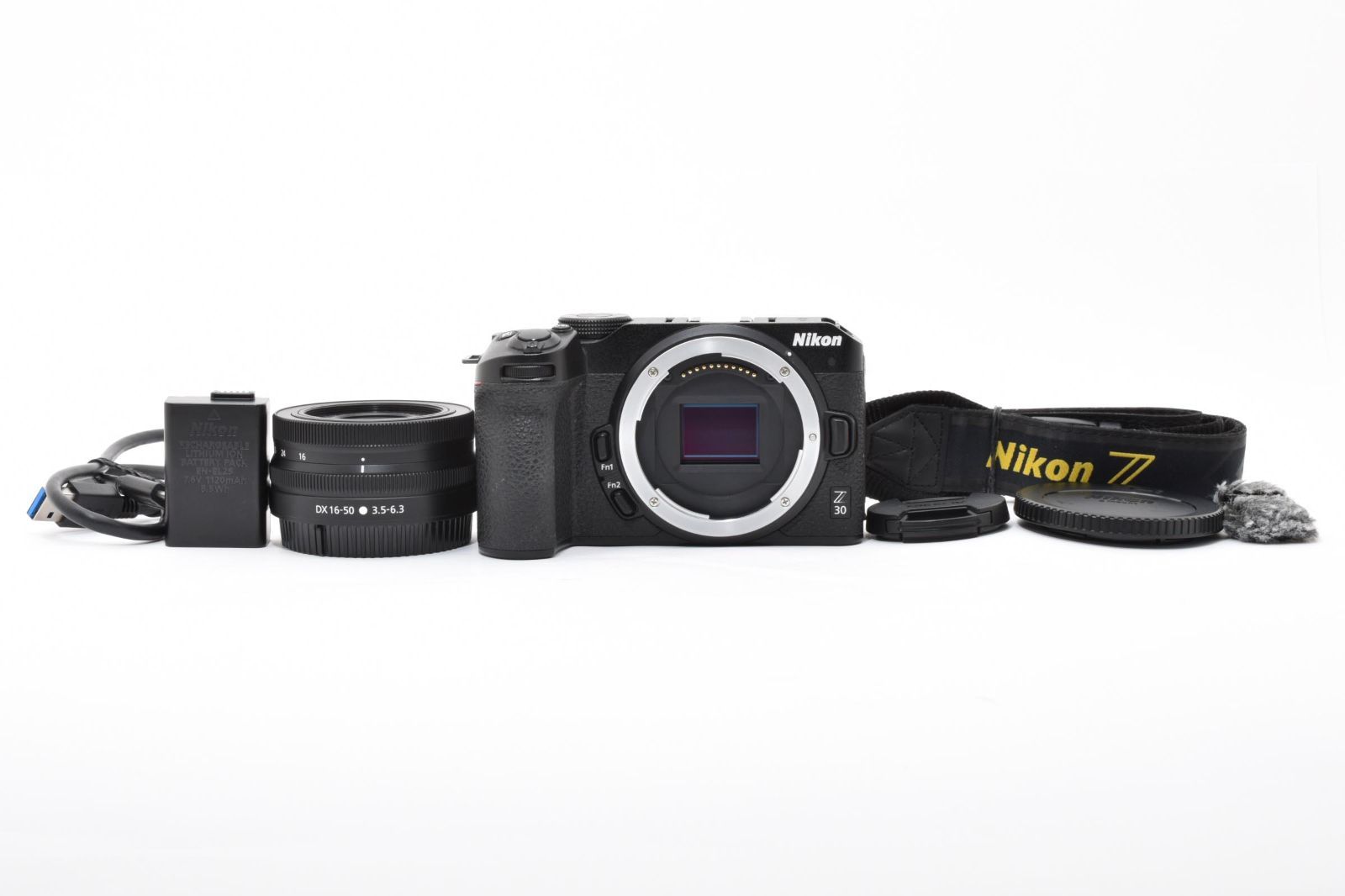 上 ニコン Nikon Z 30 16-50 VR レンズキット ショット数30425回 バッテリー付き 多数