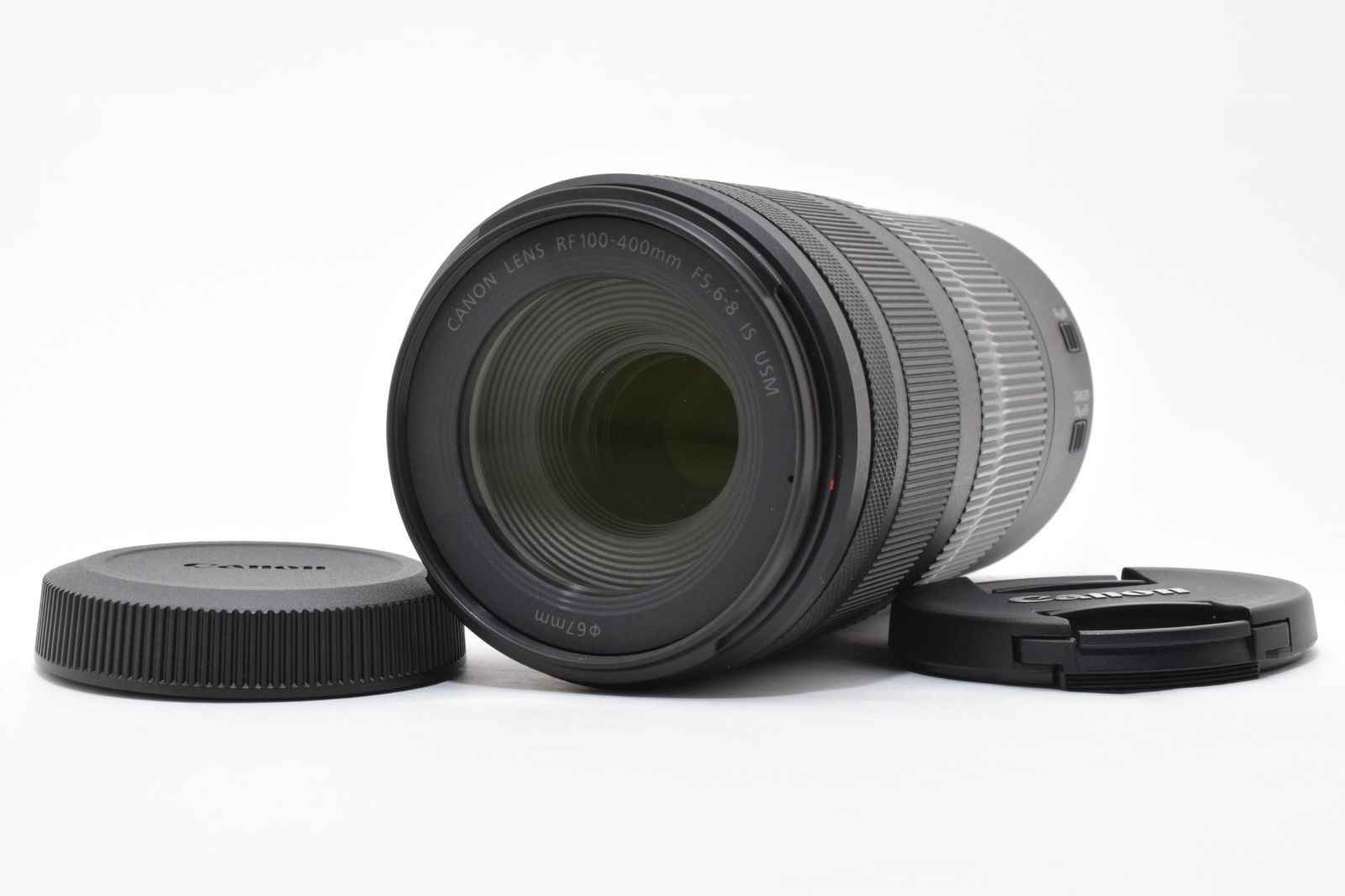 上 キヤノン Canon RF 100-400 mm F 5.6-8 IS USM レンズキャップ付き