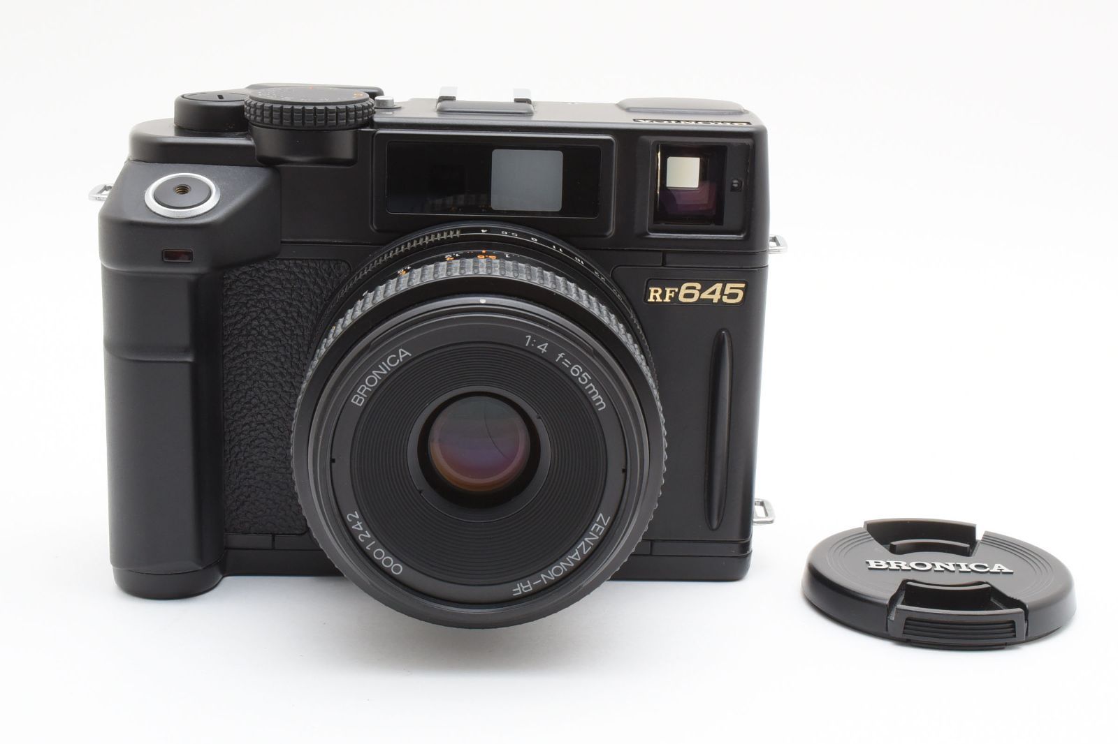 上 ブロニカ BRONICA RF 645 ボディ -RF 65 mm F 4 標準セット シャッター全速OK