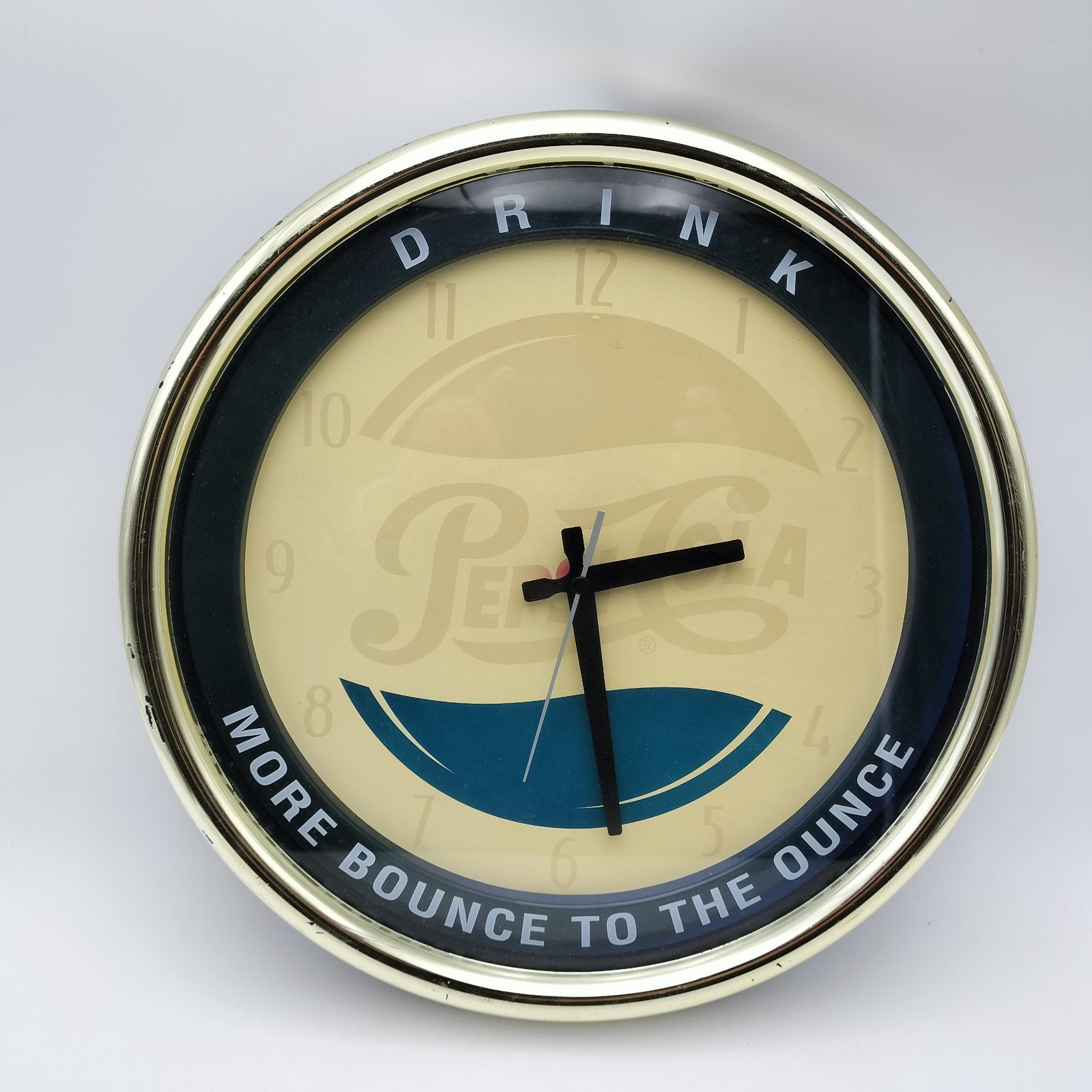 ペプシ 壁掛け時計 pepsi ビンテージ ヴィンテージ アンティーク 木製 PEPSI ペプシ 壁掛け時計 38cm 特大 ヴィンテージ風 レトロ - メルカリ