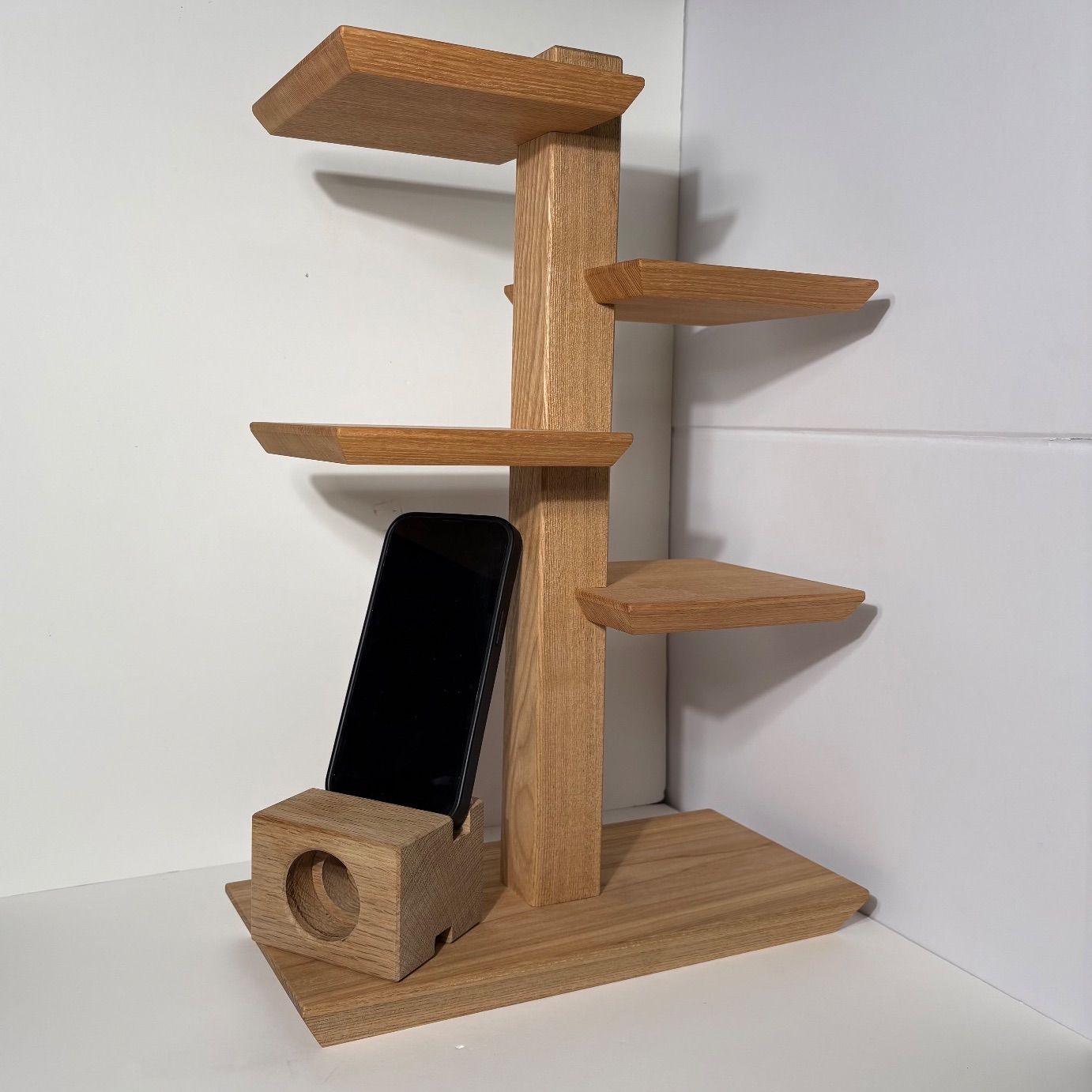 木製マルチラック ステップタイプ タモ無垢材