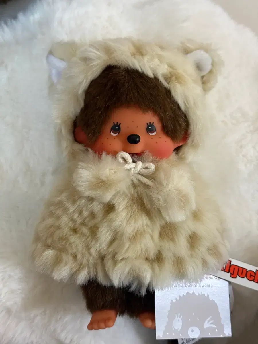 モンチッチ ぬいぐるみ フード ファー