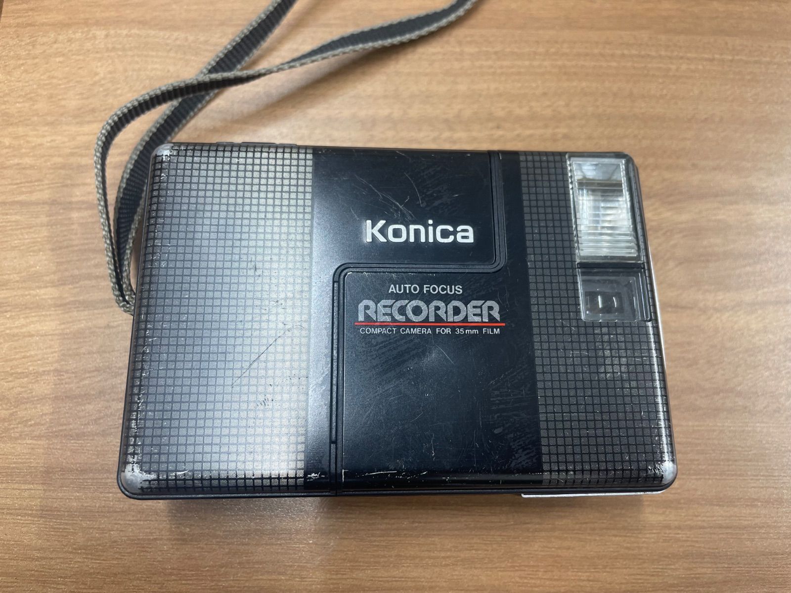 コニカ オートフォーカス35mm フィルムカメラ レコーダー ブラック