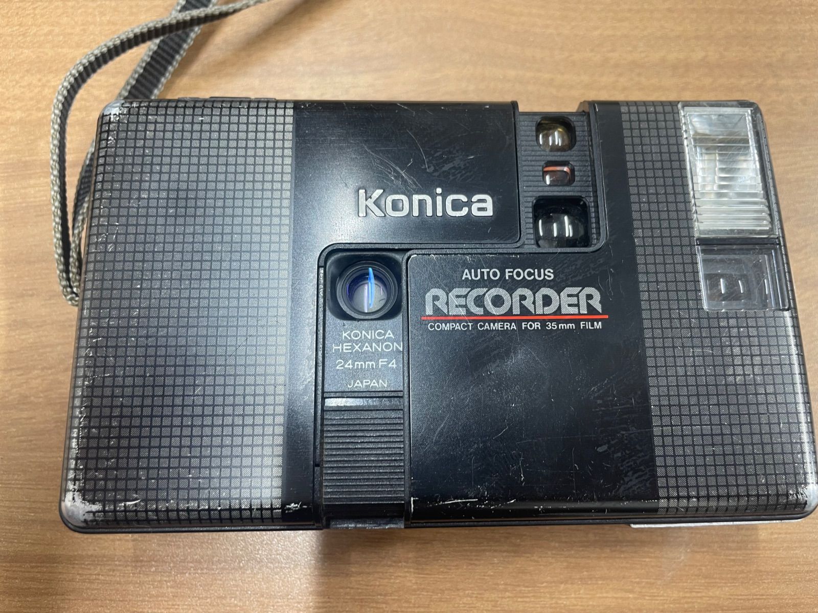コニカ オートフォーカス35mm フィルムカメラ レコーダー ブラック