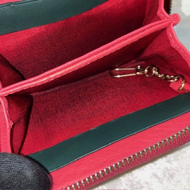 ポールスミス PAULSMITH ハートプル レザーコインケース RED - メルカリ