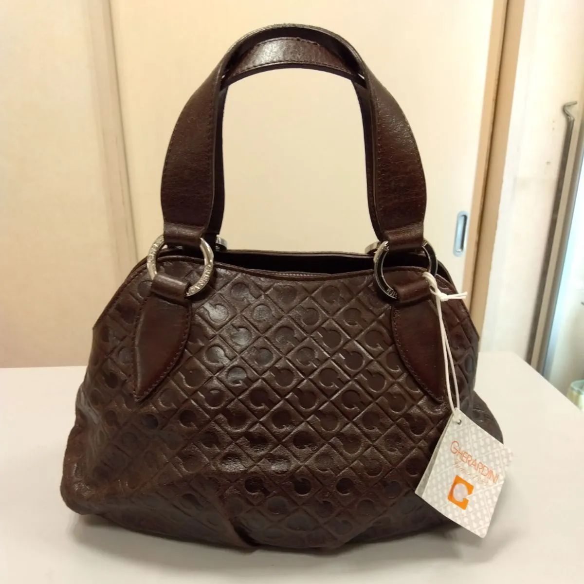 ☺️のの☺️GHERARDINI ダークブラウン マザーズバッグ ☺️のの様専用☺️GHERARDINI ダークブラウン マザーズバッグ