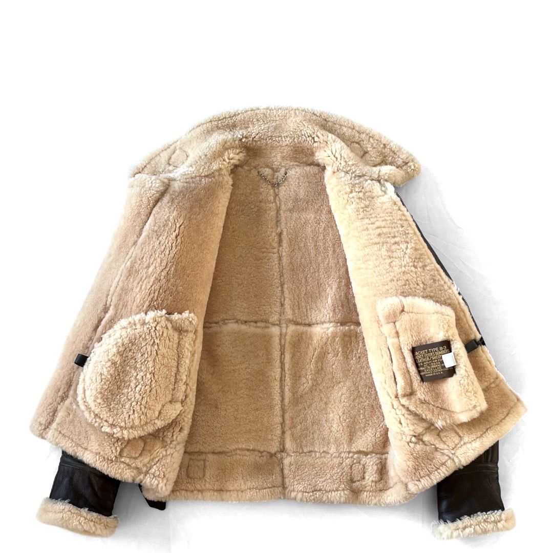 希少 フード付き US ARMY B-3 フライトジャケット Mサイズ 羊革 希少 フード付き US ARMY B-3 フライトジャケット Mサイズ 羊革 楽天