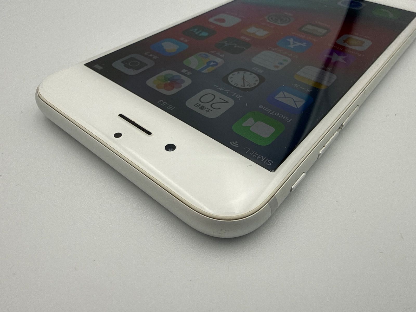 au iPhone6 16GB シルバー バッテリー98% 良品iPhone6 64GB シルバー