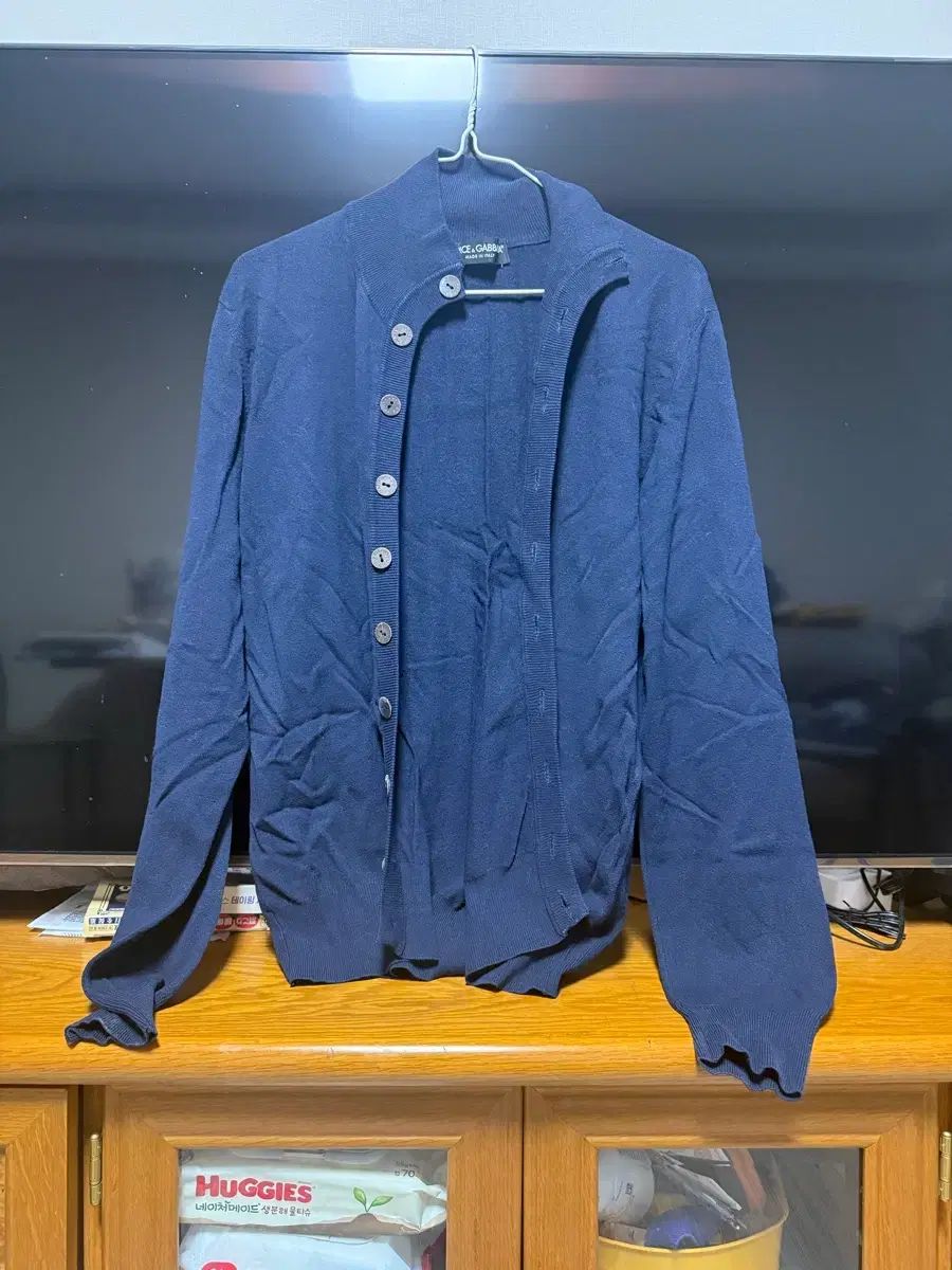 ドルチェ＆ガッバーナ ネイビ ニット カーディガン 90size - メルカリ