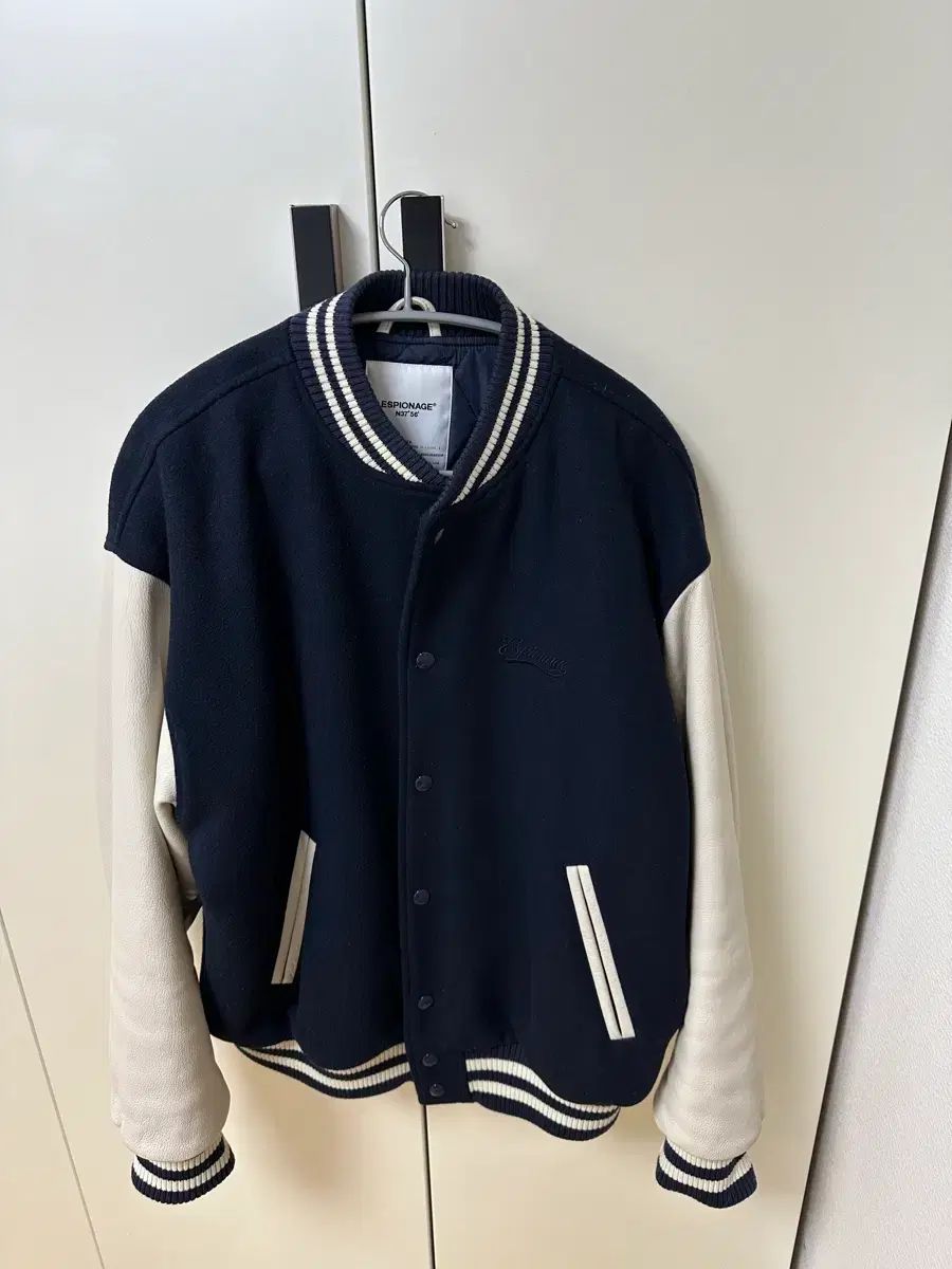 エスピオナージ ESPIONAGE ネイビー スタジアム ジャケット スタジャン