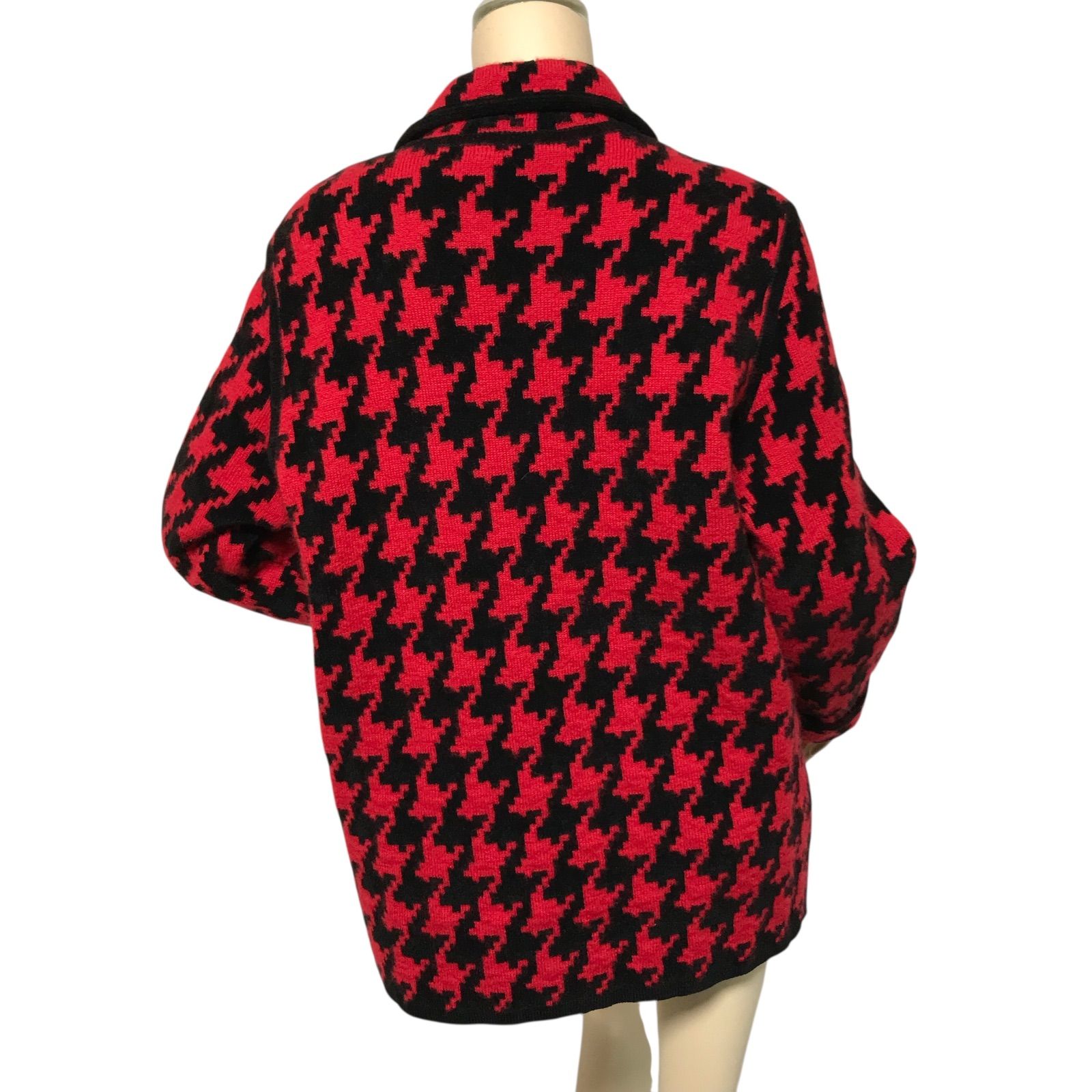 専用Christian Dior 千鳥格子 ジャケット 金具 CDロゴ ウール 美品☆Christian Dior・クリスチャンディオール レディース CDメタル