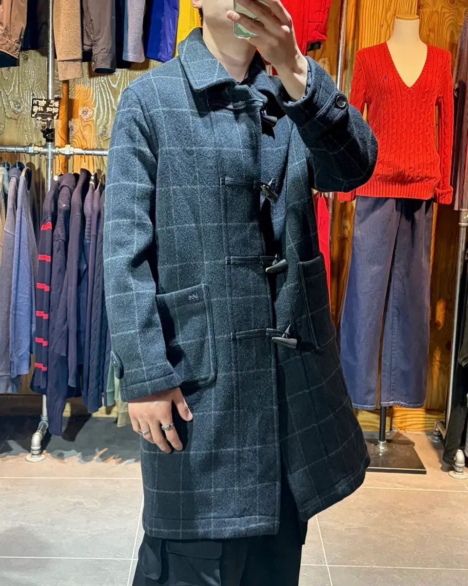 L Lee リー 1889 オリジナル チェックパターン ダッフルコート