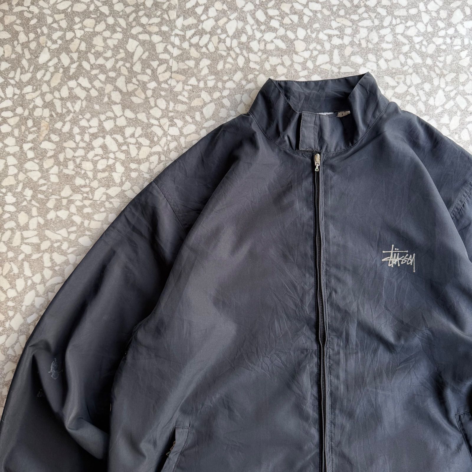STUSSY / 90'-00's nylon jacket size L オールドステューシー