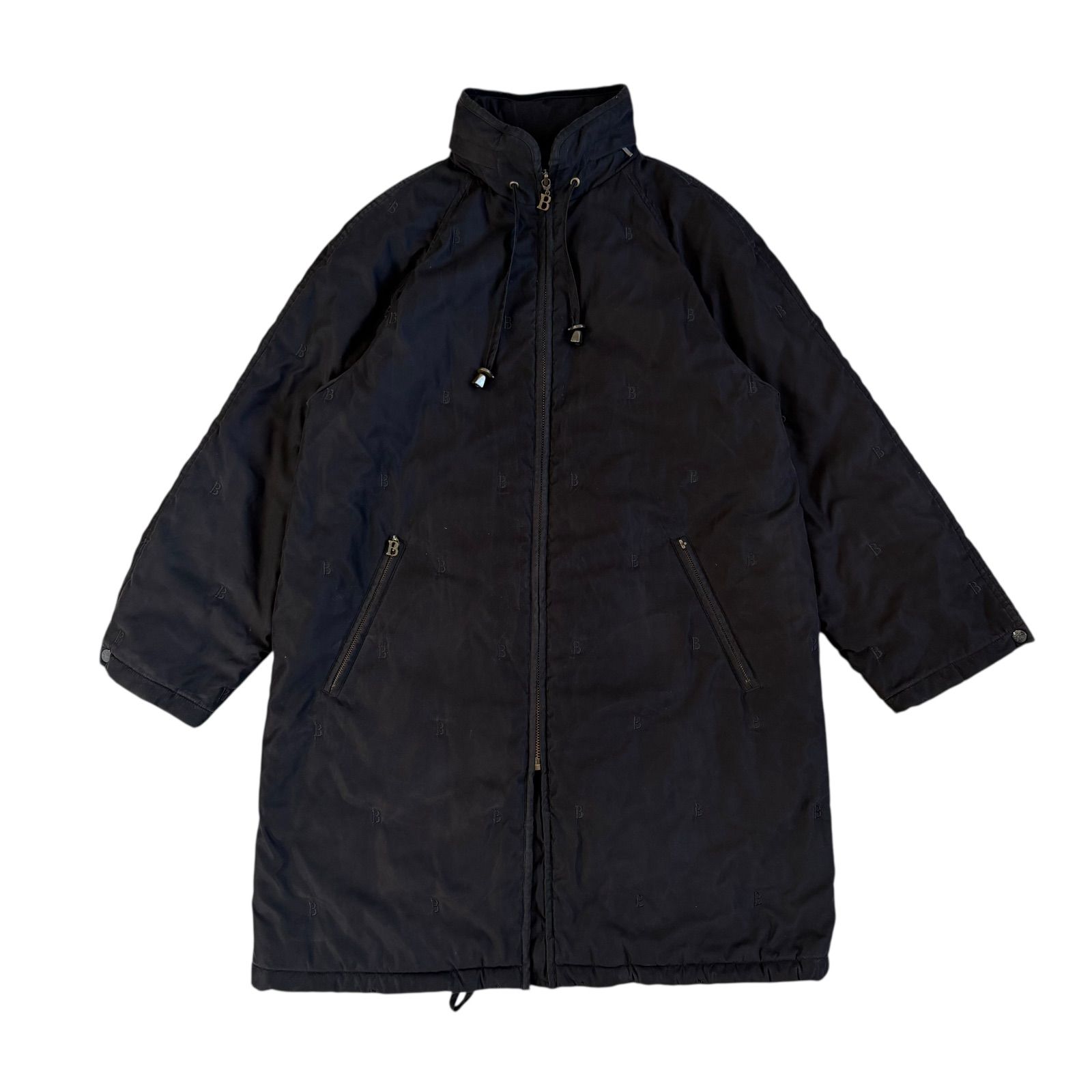 Burberry's / バーバリーズ 90's Bロゴ刺繍総柄 モノグラム 中綿入り