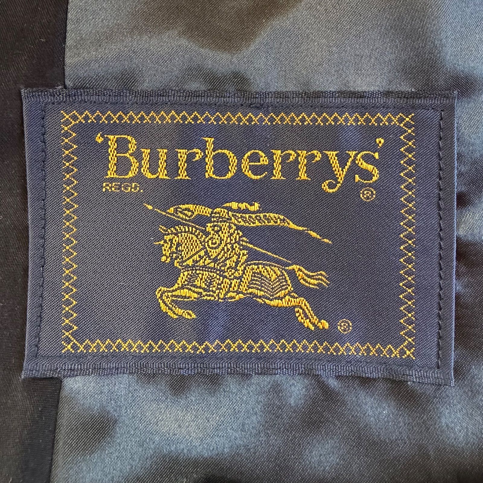 Burberry's / バーバリーズ 90's Bロゴ刺繍総柄 モノグラム 中綿入り