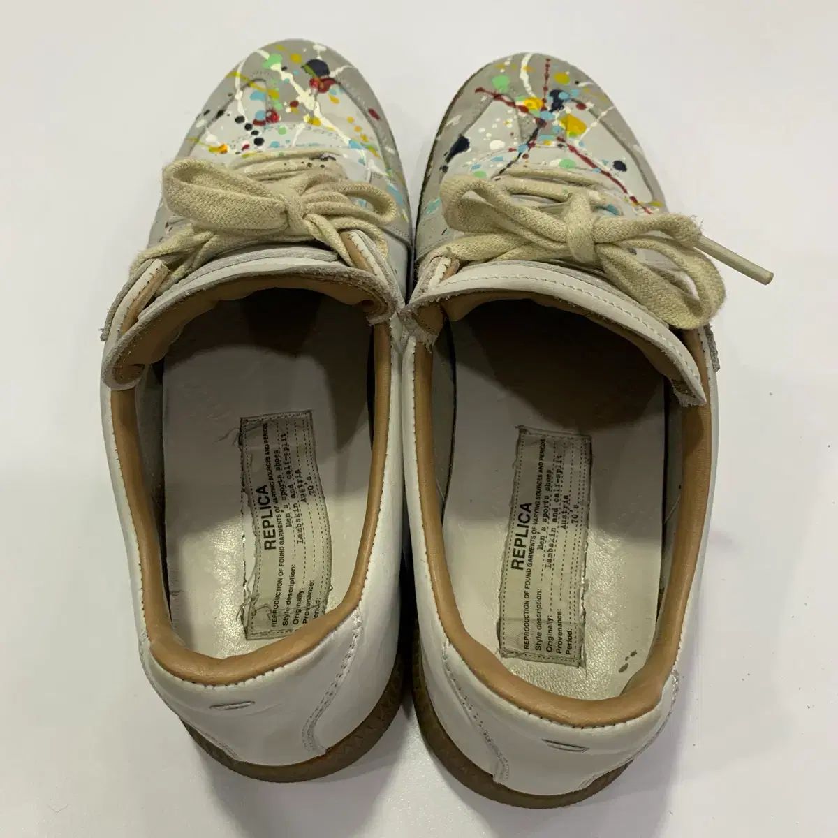 メゾン マルジェラ ドイツ軍 ペインティング スニーカー 40 - メルカリ