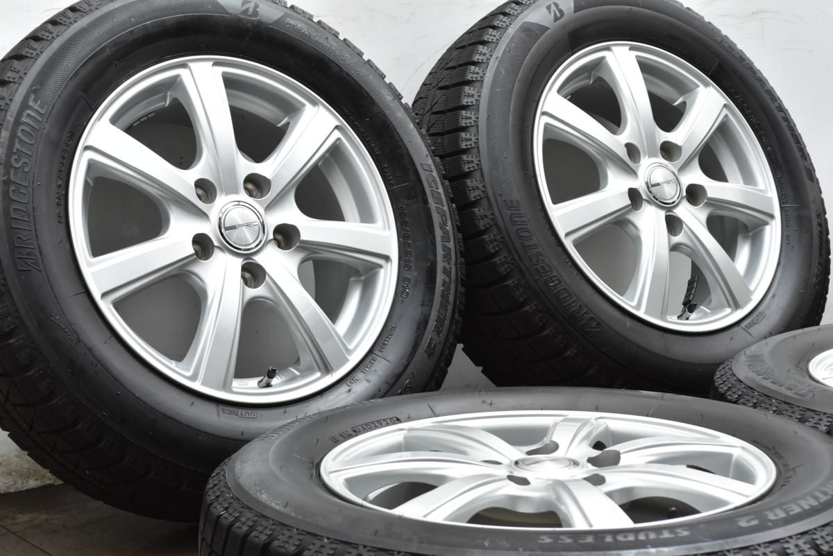スタッドレス PRD 15 in 6 J 53 PCD 114 3 ブリヂストン アイスパートナー2 195 65 R ノア ヴォクシー ステップワゴン アクセラスポーツ