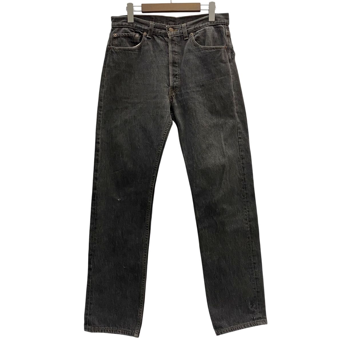 ジ*ト様 【実寸W32 L29】90s USA製 先染ブラック リーバイス 50 ジ*ト