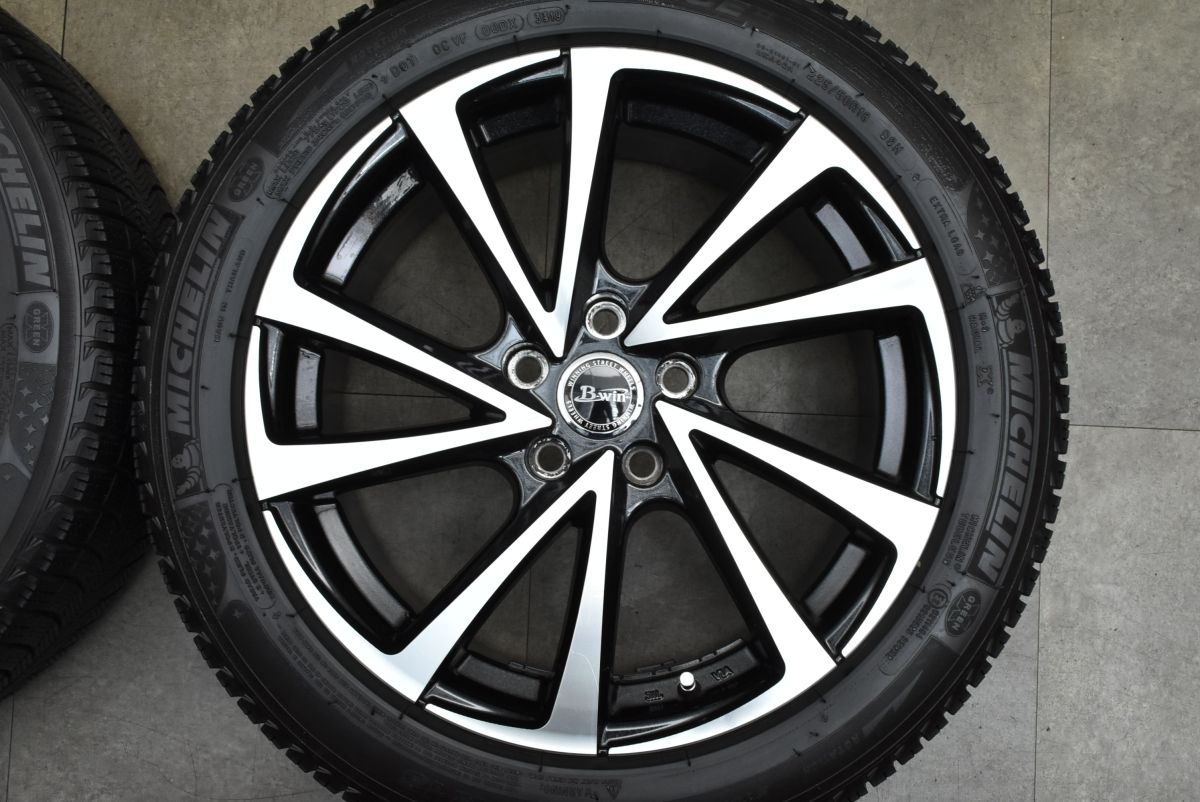  交換用に B Win 18 in 7 5 J 50 PCD 114 3 ミシュラン X ICE XI 225 R エスティマ ヤリスクロス C HR ホイールのみ販売 可 18インチ タイヤ ホイールセット