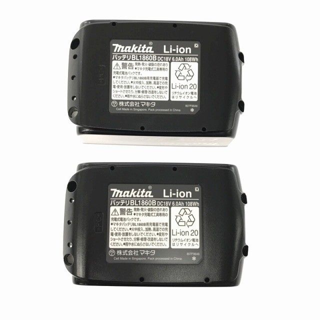  makita マキタ 18 V 100 mm 充電式ディスクグラインダー バッテリー 6.0 Ah 充電器 ケース付120810 グラインダー 研磨機