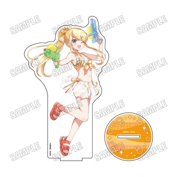 「きんいろモザイク」描き下ろしBIGアクリルスタンド【水着ver.】（5）九条 カレン